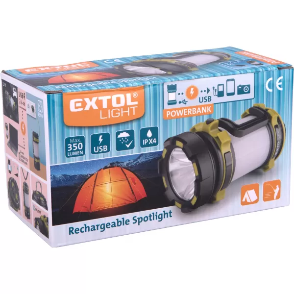 Svítilna 350lm CREE XPG2 R5 LED EXTOL LIGHT 43140