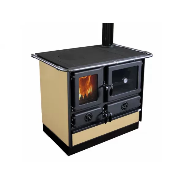 Sporák s troubou krémový pravý MBS MAGNUM PLUS