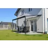 Hliníková pergola LANITPLAST WALL 53 FSX antracit + čirý PC LG4317