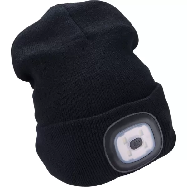 Čepice s čelovkou 4x45lm, USB nabíjení, černá, univerzální velikost EXTOL LIGHT 43199