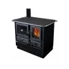 Sporák na tuhá paliva s výměníkem černý levý MBS THERMO MAGNUM PLUS