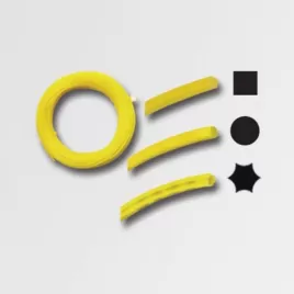 Struna 2.4/15m žlutá kulatá CORONA