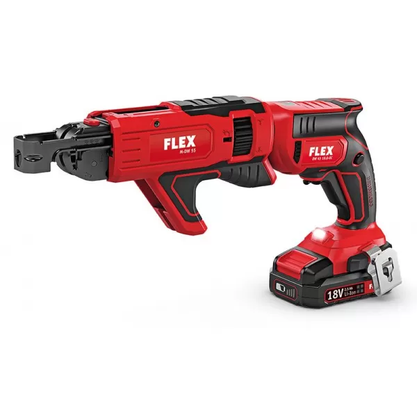 Aku stavební šroubovák 18V 2x2,5Ah FLEX DW 45 18.0-EC M/2.5 Set