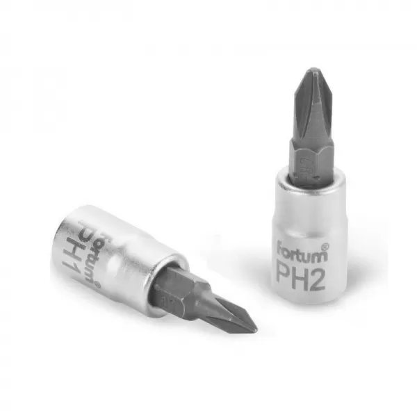 Hlavice zástrčná šroubovák PH 1/4" PH 1 L 37mm FORTUM 4701811