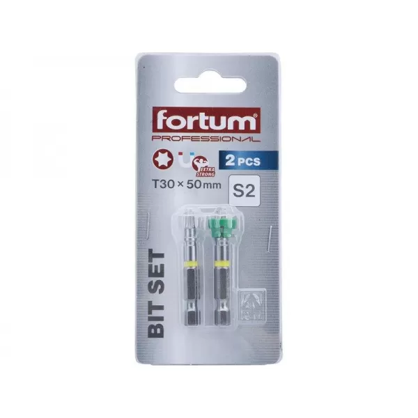 Sada bitov TORX s magnetom, T 30x50mm, FORTUM 4741487