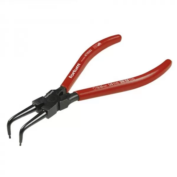 Kleště seeger zahnuté vnitřní 140mm 10-25mm 61CrV4 FORTUM 4770502