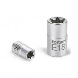 Hlavice nástrčná vnitřní TORX 1/4" E 4 L 25mm FORTUM 4701704