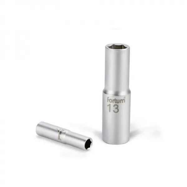 Hlavice nástrčná prodloužená 1/2" 17mm L 77mm FORTUM 4700517