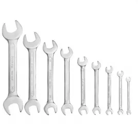 Klíče ploché sada 9ks 6x7, 8x9, 10x11, 12x13, 14x17, 18x19, 20x22, 24x27, 30x32mm FORTUM 4730101