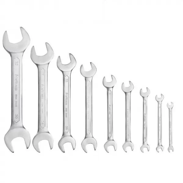 Klíče ploché sada 9ks 6x7, 8x9, 10x11, 12x13, 14x17, 18x19, 20x22, 24x27, 30x32mm FORTUM 4730101