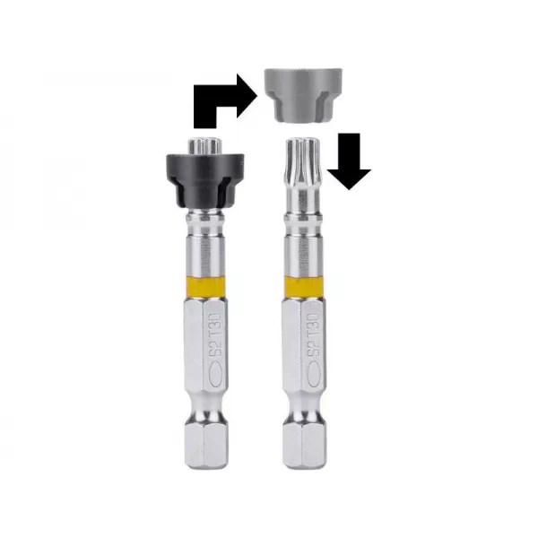 Sada hrotů TORX s magnetem, T 40x50mm, FORTUM 4741489