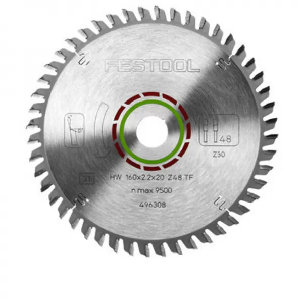 Speciální pilový kotouč FESTOOL 160x2,2x20 TF48 496308