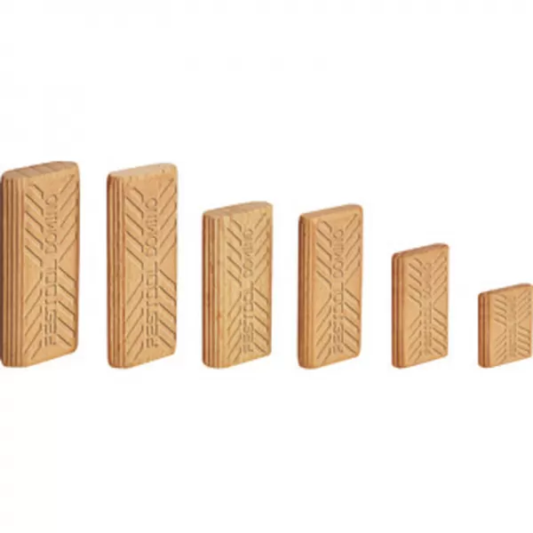 Dřevěné kolíky DOMINO buk FESTOOL D 8x50/600 BU 493299