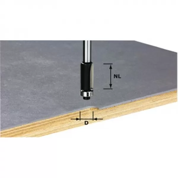 Lícovací fréza HW FESTOOL HW S8 D19/NL25 491028