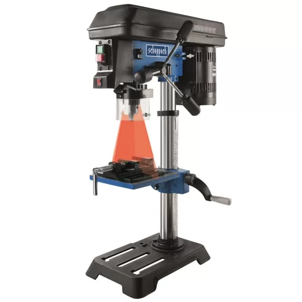 Stojanová vrtačka s křížovým laserem Scheppach DP 16 SL