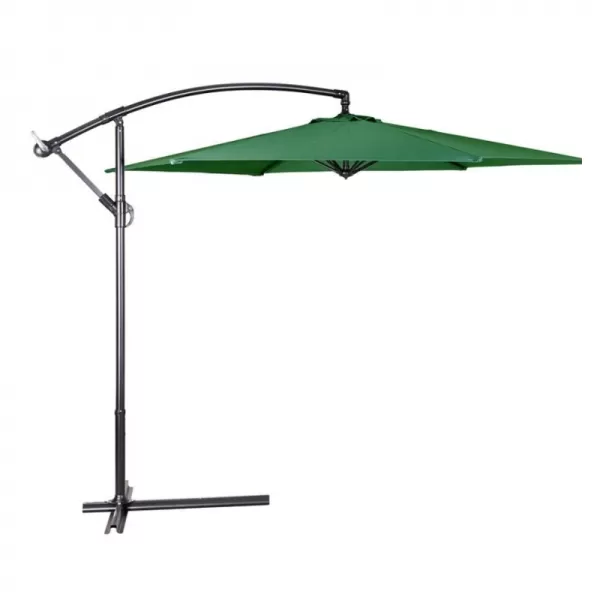 Závěsný slunečník HAPPY GREEN LUGO Tmavě zelený 5046100DG