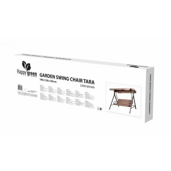 Zahradní houpačka HAPPY GREEN TARA, dark brown A12128