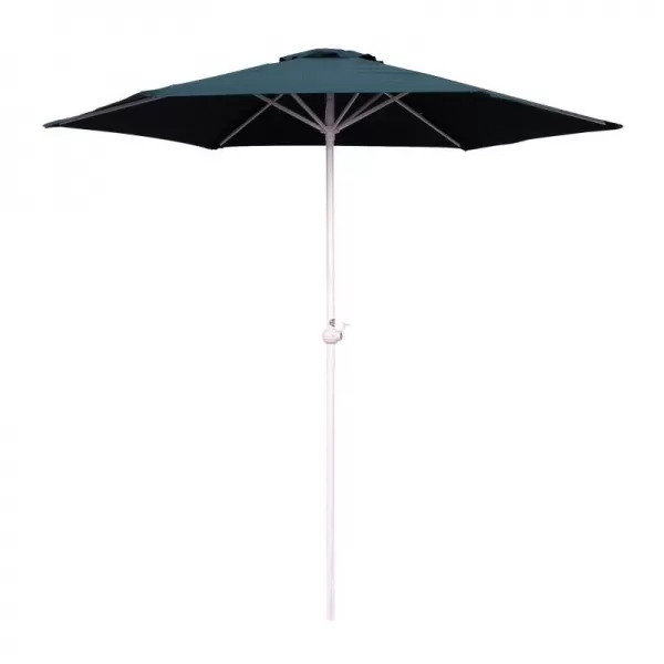 Slunečník s kličkou 230 cm HAPPY GREEN DARK GREEN A09330