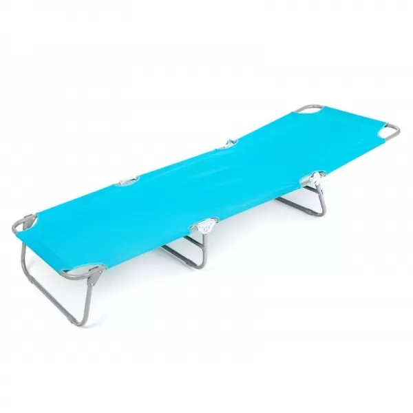 Plážové lehátko Sunbay světlé modrá HAPPY GREEN A12296