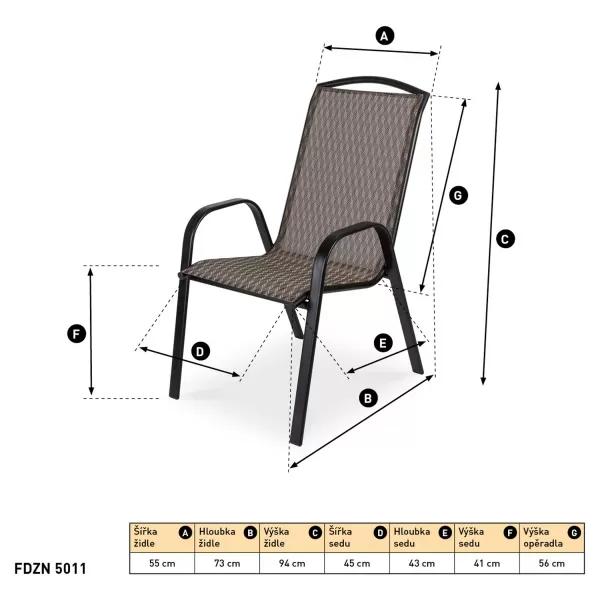 Zahradní křeslo FIELDMANN FDZN 5111