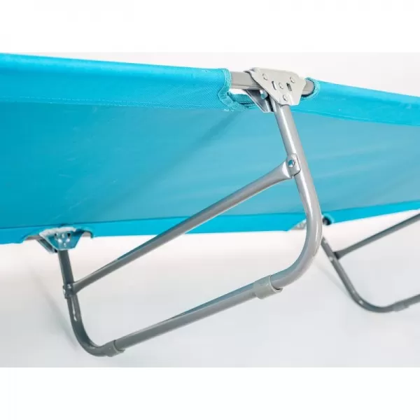 Plážové lehátko Sunbay světlé modrá HAPPY GREEN A12296