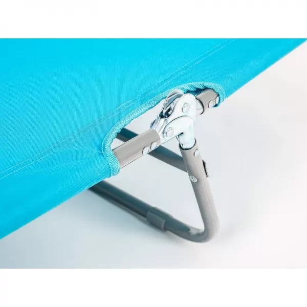 Plážové lehátko Sunbay světlé modrá HAPPY GREEN A12296