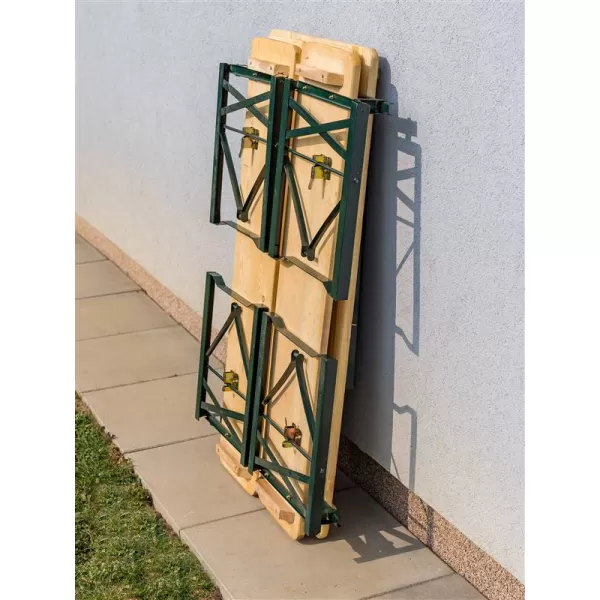 Zahradní pivní set s opěradlem 115 cm HAPPY GREEN 50290909