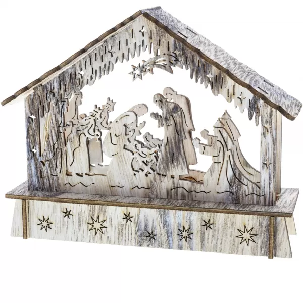 Dřevěný betlém, 6LED WW RETLUX RXL 336