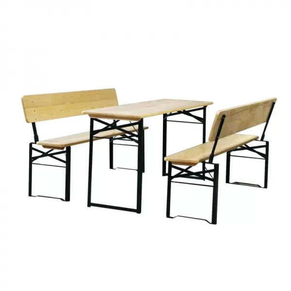 Zahradní pivní set s opěradlem 115 cm HAPPY GREEN 50290909