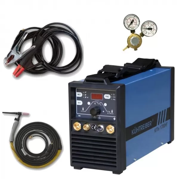 Svařovací invertor + hořák, kabely a ventil KÜHTREIBER KITin 1700 HF