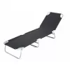 Plážové lehátko Sunbay antracit HAPPY GREEN A12295