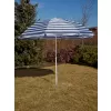 Slunečník plážový 230 cm HAPPY GREEN, modré pruhy 50XT2205BS
