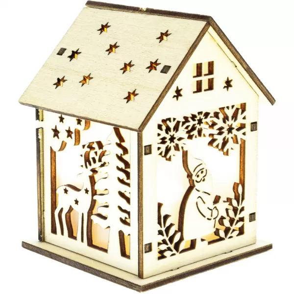 Dřevěný domeček se skřítky, 1LED WW RETLUX RXL 333