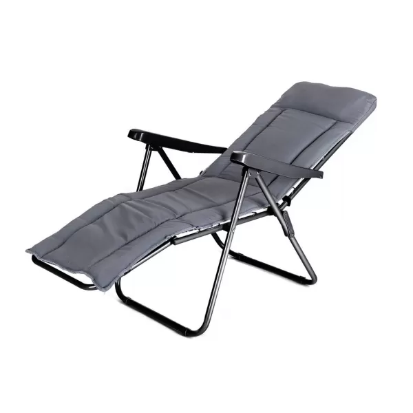 Zahradní skládací židle HAPPY GREEN MANILLA, antracit 50320632-A