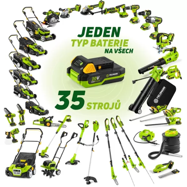 Aku plotové nůžky 20V FAST POWER bez aku FIELDMANN FZN 70225-0