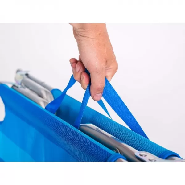 Plážové lehátko Athina světlé modrá HAPPY GREEN A12698