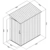 Plechový domček záhradný 2m2 FIELDMANN FZDO 1002