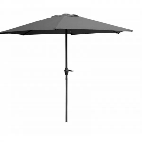 Slunečník s kličkou 230 cm HAPPY GREEN ANTRACIT 50EAU003AT