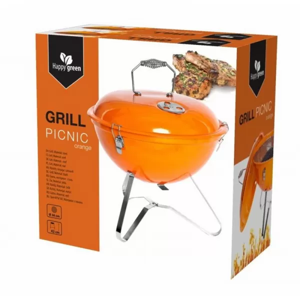 Gril HAPPY GREEN PICNIC orange A08746