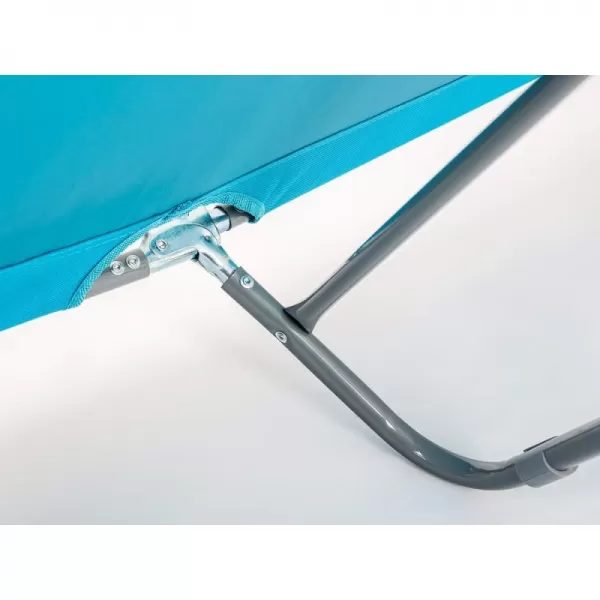 Plážové lehátko Sunbay světlé modrá HAPPY GREEN A12296