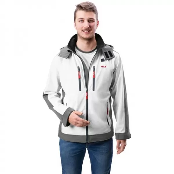 Bunda na batérie 10,8/18V/bez batérie TJ White 10,8/18,0 XXL Men Flex 511951