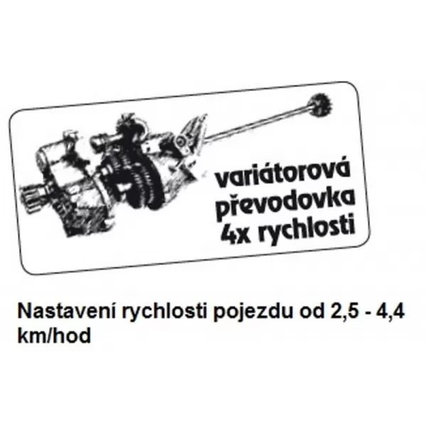 Benzínová sekačka s pojezdem VeGA 525 4SXH 6in1