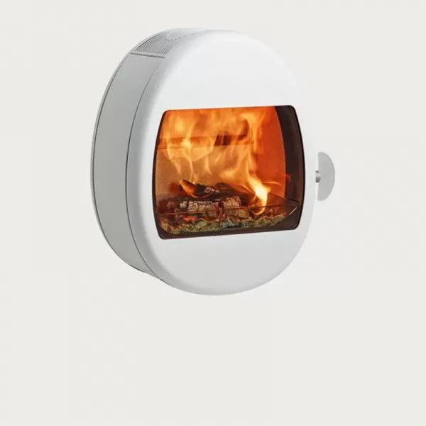 Krbová kamna závěsná SCAN 66-1 bílý lak