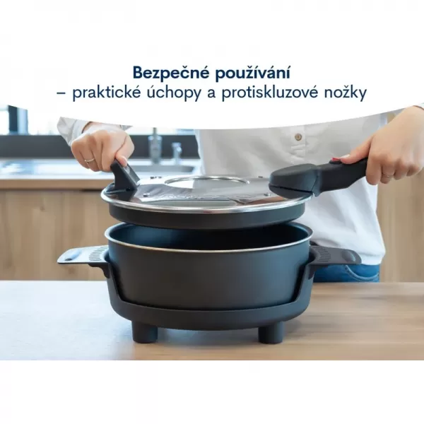 Elektrický pečicí hrnec Remoska Prima P32F/01 4l Glass