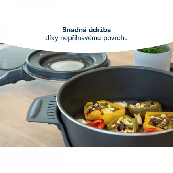 Elektrický pečicí hrnec Remoska Prima P32F/01 4l Glass