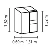 Skleník VITAVIA IDA 900 PC 6 mm zelený LG568