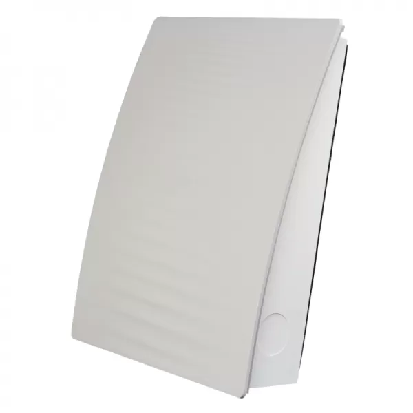 Šedá venkovní mřížka s motivem vlny pro pokojovou rekuperaci ZEPHIR SIMPLE DALAP 56502