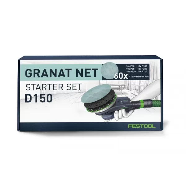 Brusivo s brusnou mřížkou Festool Granat Net D150 GR NET-Set 578667