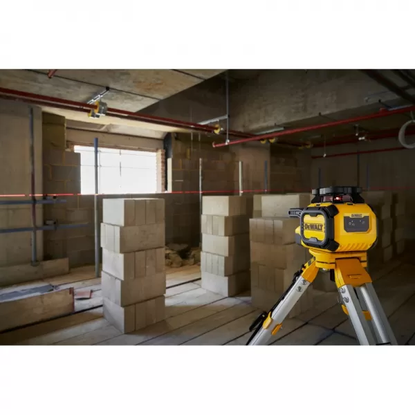 Aku rotační laser, červený, alkalické baterie DeWALT DCLE05211R