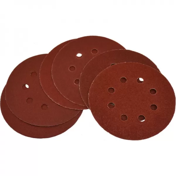 Náhradní brusné papíry O 125 mm (6 ks) k EXS 125 E Güde 58161